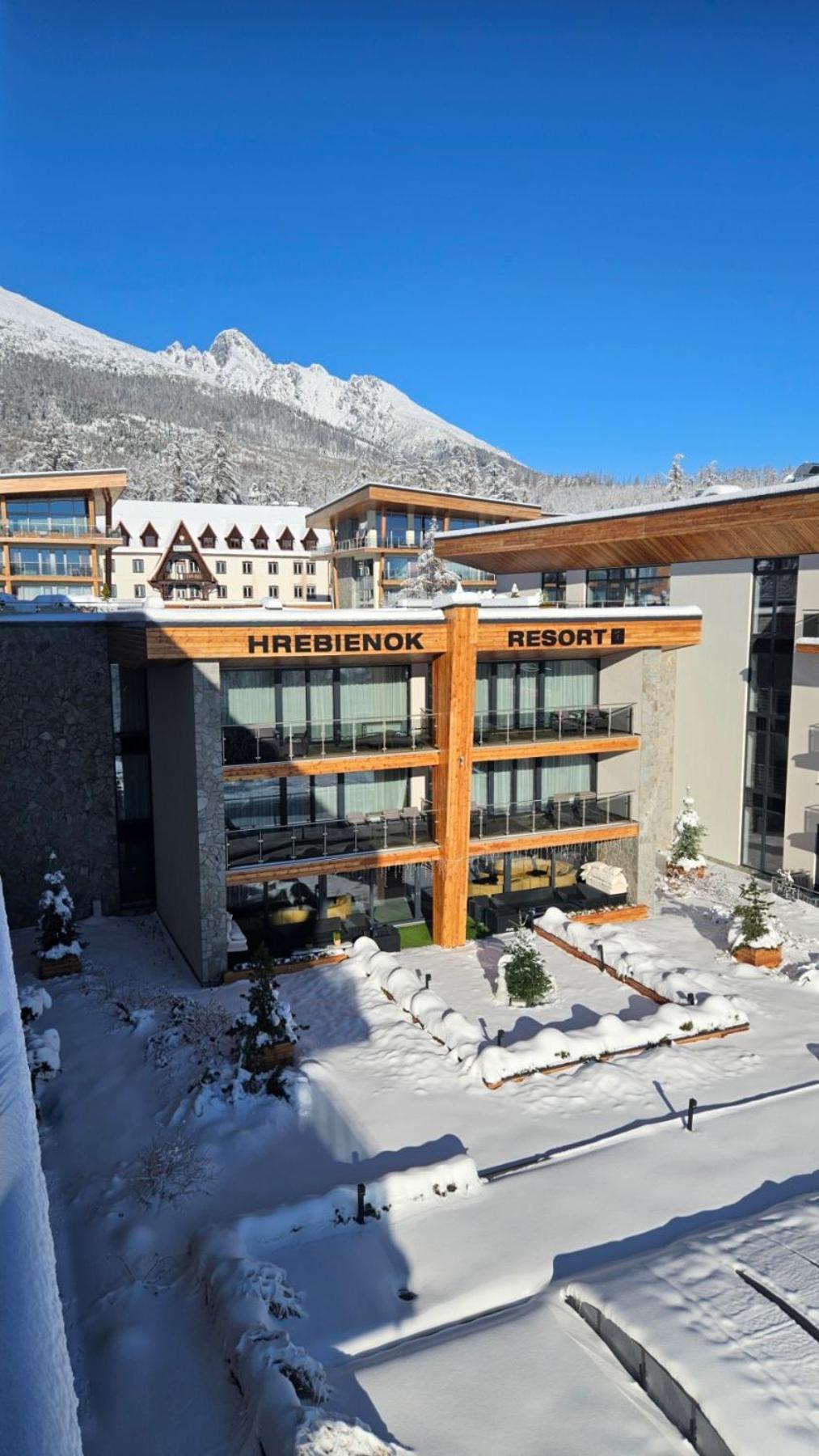 Apartmanovy Hotel Hrebienok Resort Vysoké Tatry Exteriör bild